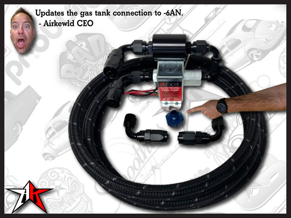 Airkewld kit 711 000 932 chassis fuel line with filter and Facet pump