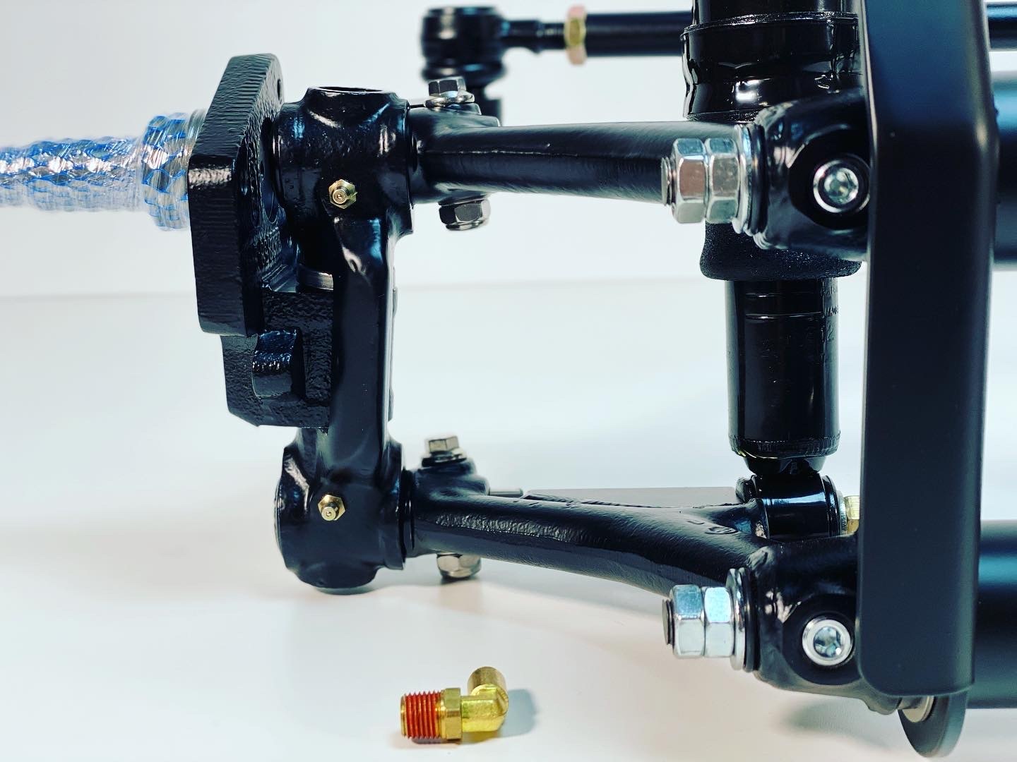 Airkewld Ultimate Beam front suspension assembly detail