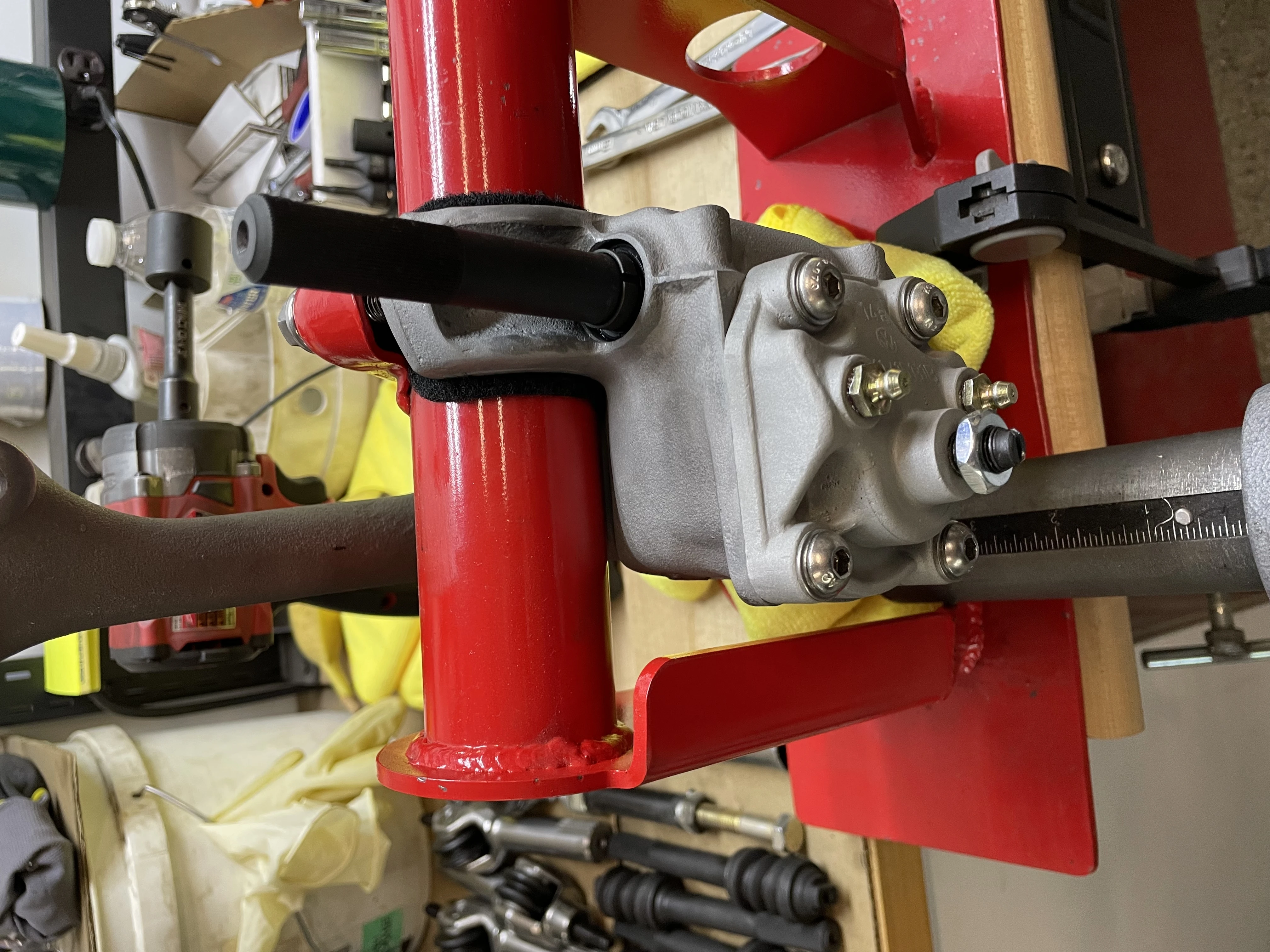 Airkewld PRObuilt HD VW steering box bench tested
