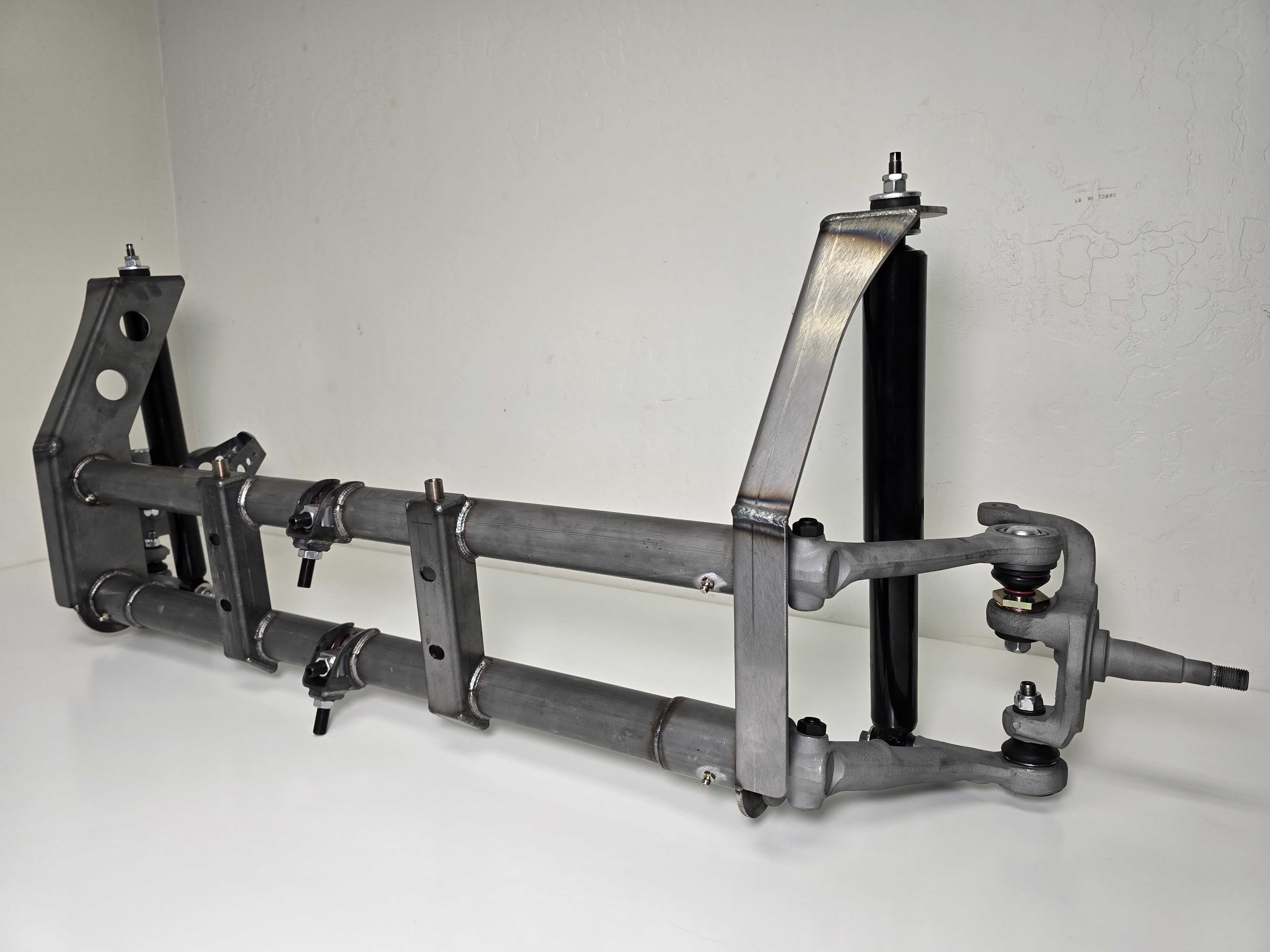 Airkewld OGbuilt Assembled Front Axle Beam in raw steel