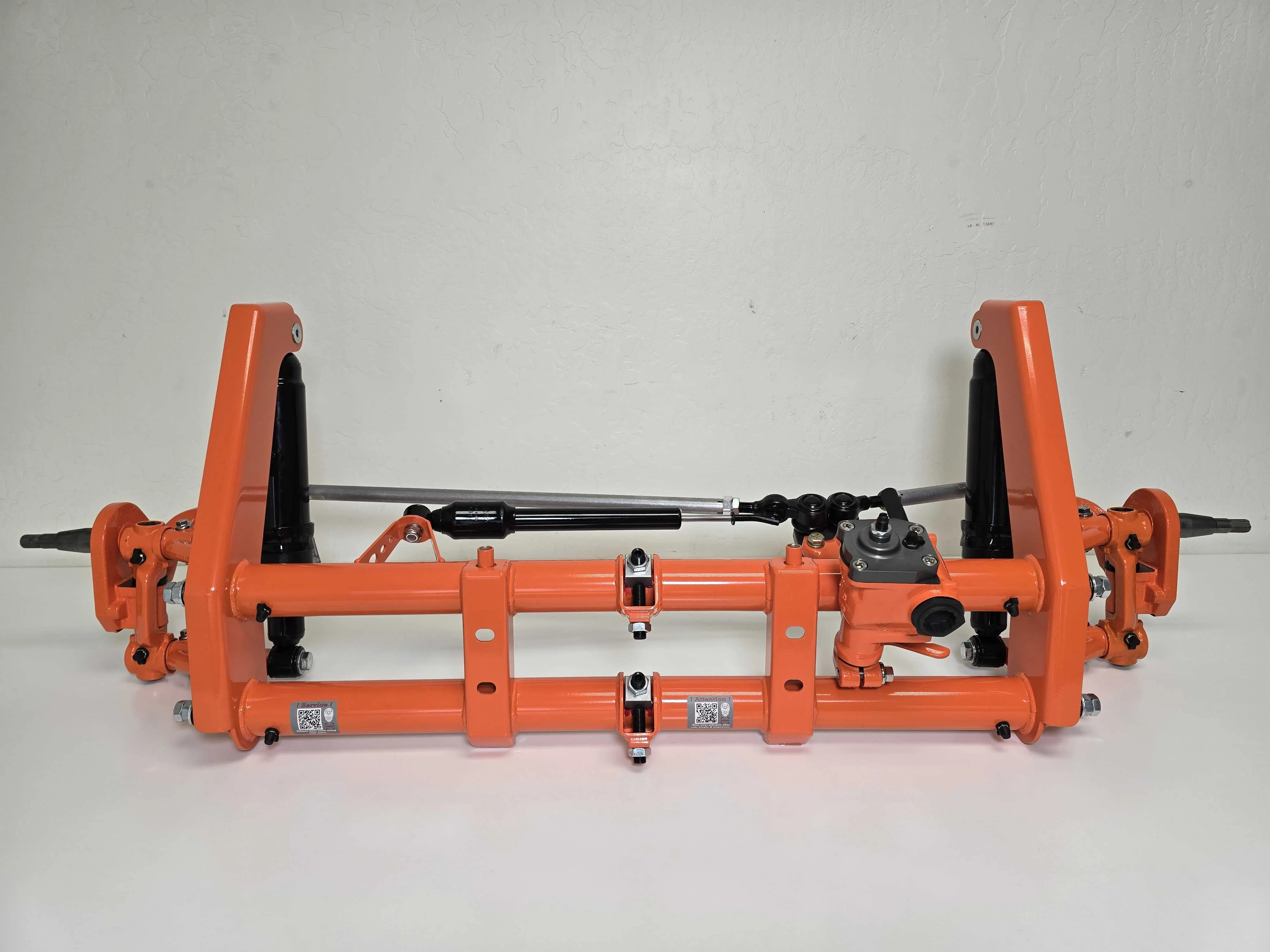 Airkewld PRObuilt Air Ride Front Axle Beam, fully assembled with complete steering